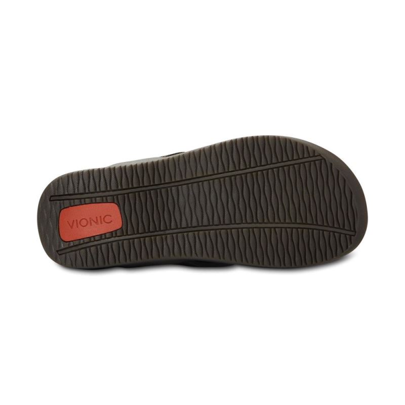 Vionic Wave Toe Post Sandal Csokoládé | 3qMrYHBa