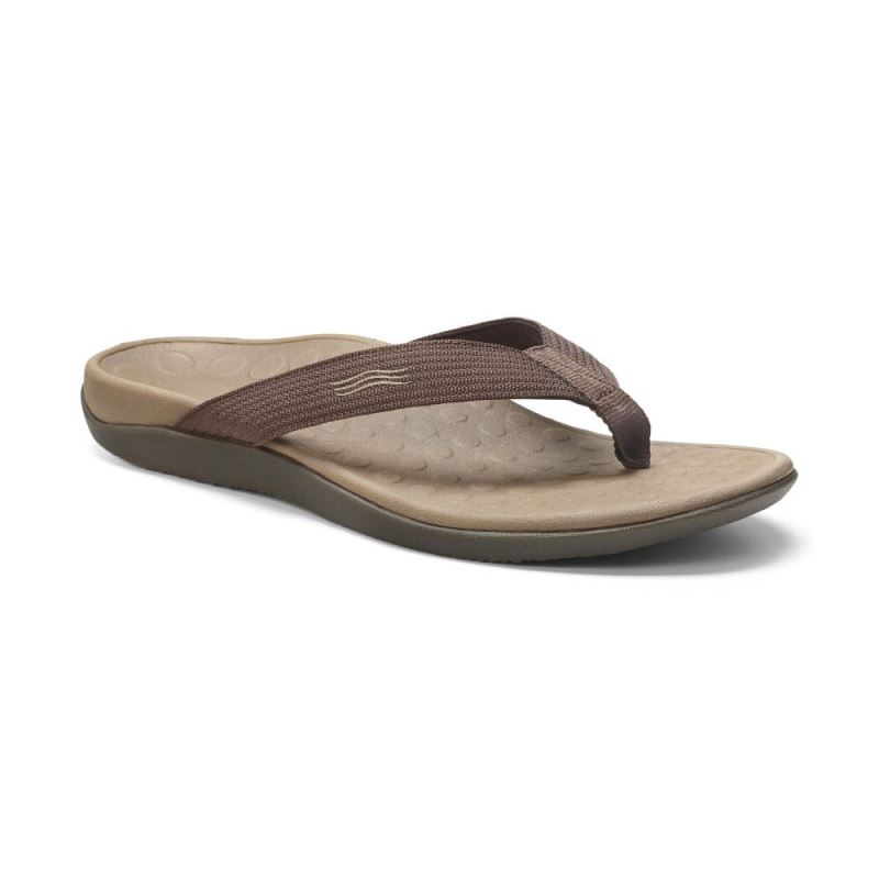 Vionic Wave Toe Post Sandal Csokoládé | 3qMrYHBa