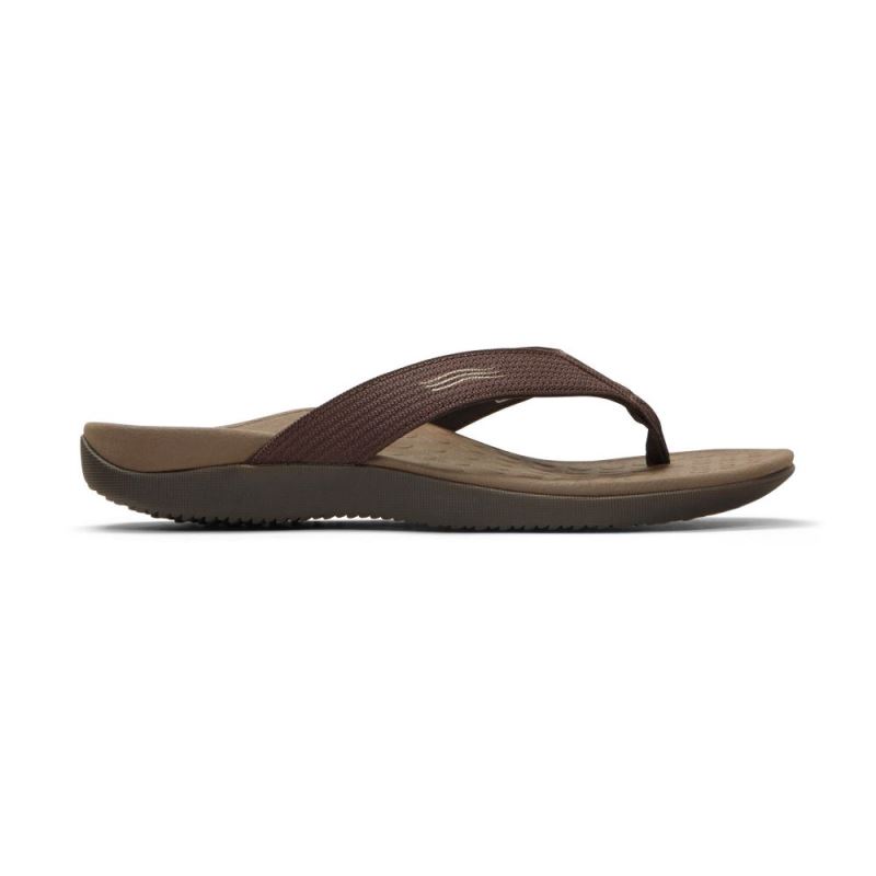 Vionic Wave Toe Post Sandal Khaki | PTAdLnCA