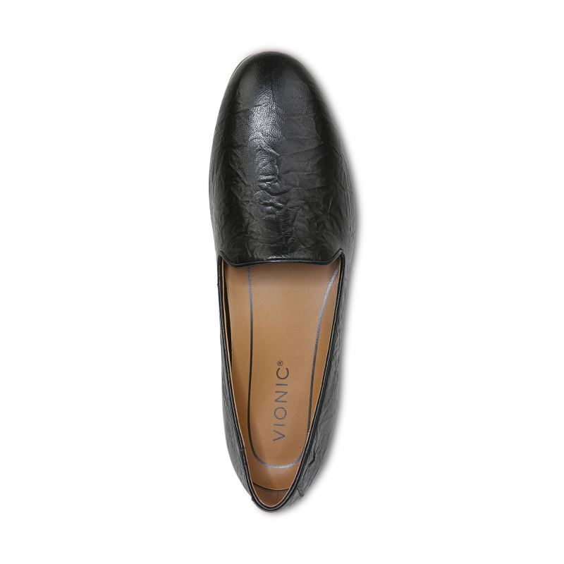 Vionic Willa Slip on Lapos Fekete | 0nW1LcNc