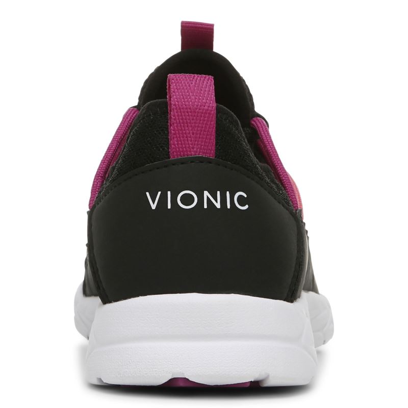 Vionic Zeliya Csipke Up Sneaker Fekete | 8MbJLZzx