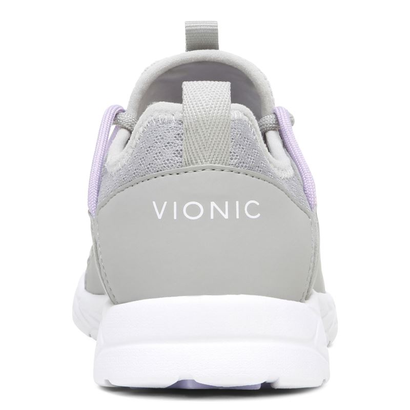 Vionic Zeliya Csipke Up Sneaker Szürke | GBMnFZBa