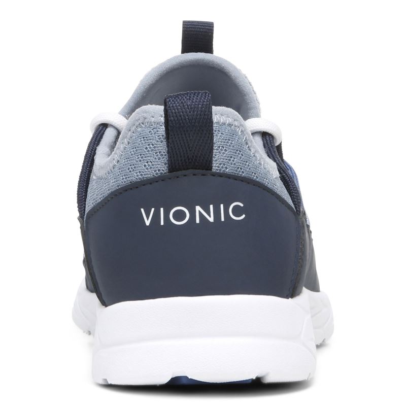 Vionic Zeliya Csipke Up Sneaker Sötétkék | zA4ofBBL