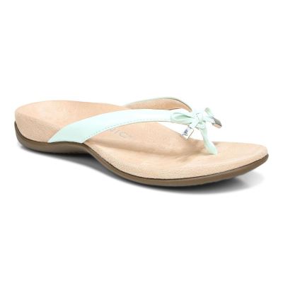 Vionic Bella Toe Post Sandal Kék | WFJWLYwl