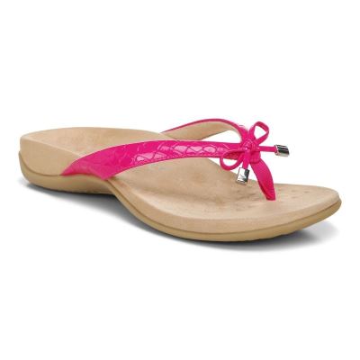 Vionic Bella Toe Post Sandal Rózsaszín | wu55Zliu