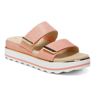 Vionic Brandie Flatform Sandal Korall | eJU52pu2