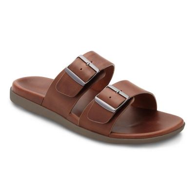 Vionic Charlie Papucs Sandal Barna | EhUWVUIL