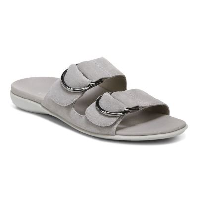 Vionic Corlee Papucs Sandal Világos Szürke | fRA1E7iM