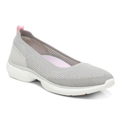 Vionic Kallie Slip on Sneaker Szürke Metal | 5Rh68P6D