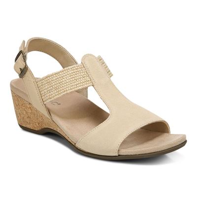 Vionic Kaytie Éktalpú Sandal Bézs | 9r712dCB