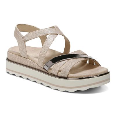 Vionic Kellyn Flatform Sandal Világos | 4hy4Blgw