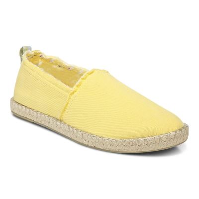 Vionic Laguna Espadrille Sárga | HwJkO7nI