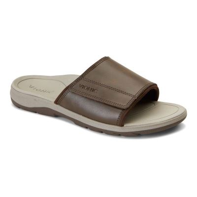 Vionic Stanley Slip On Sandal Barna | yc3MoAXh