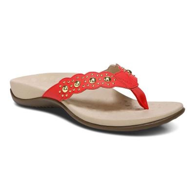 Vionic Starley Sandal Piros | WXEnvjhe