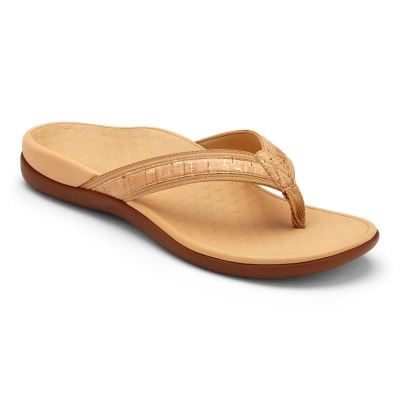 Vionic Tide II Toe Post Sandal Arany | euTdoVsi