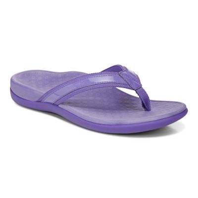 Vionic Tide II Toe Post Sandal Lila | 10dzcqzD