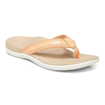 Vionic Tide II Toe Post Sandal Sárgabarack | eFXOxzhK