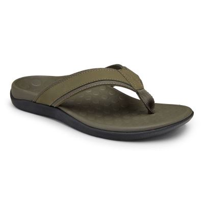 Vionic Tide Toe Post Sandal Olivazöld | iSX0jRfU