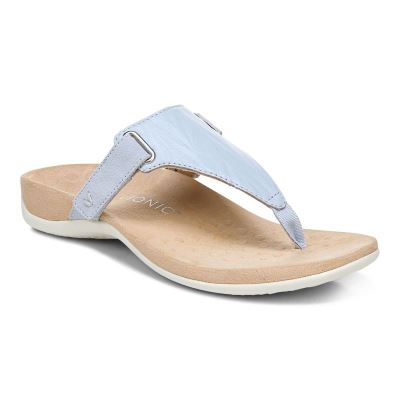 Vionic Wanda T-Pántos Sandal Kék | vcmnMWn6